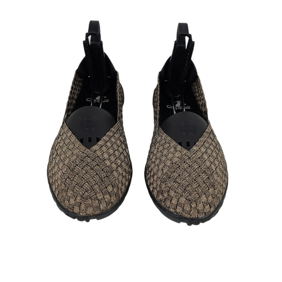 Corkys 'Sidewalk' Metallic‎ Bronze Woven Flats 7 - Picture 5 of 8
